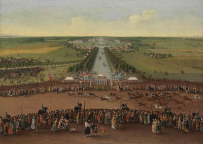 Pferderennen bei Nymphenburg