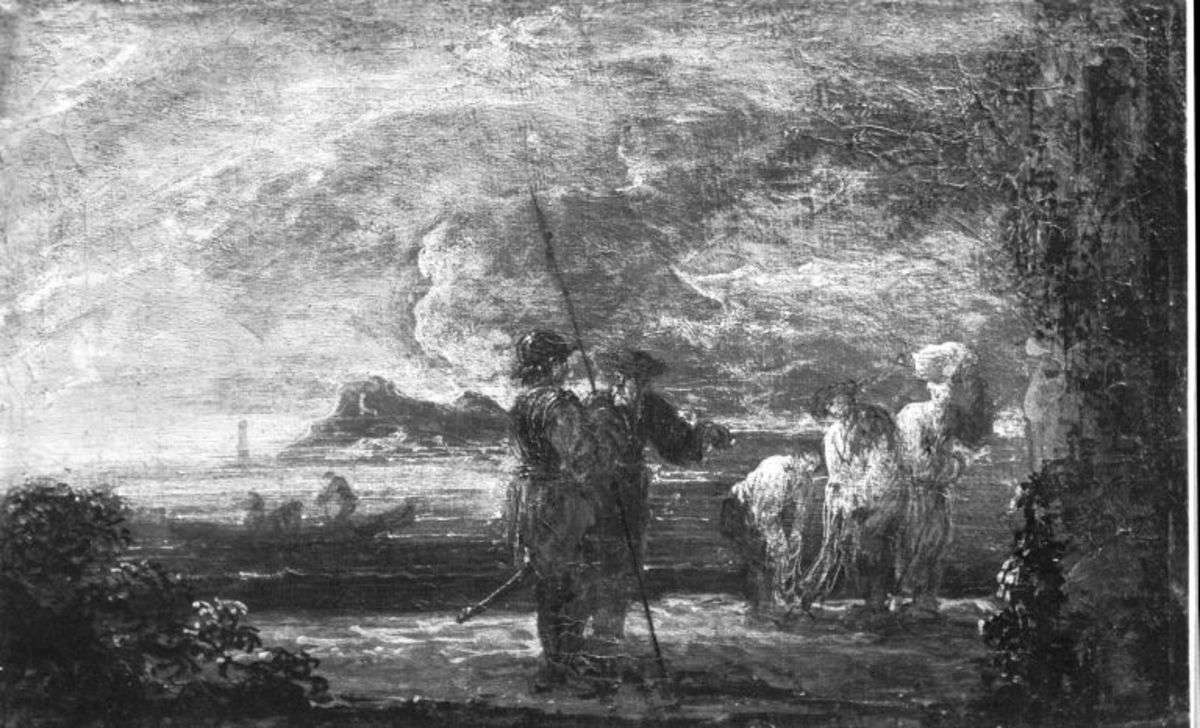 Bucht bei ruhiger See