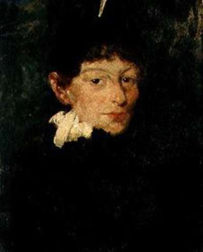 Weiblicher Studienkopf (Margarethe Weger?)