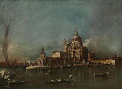 Blick auf Santa Maria della Salute und die Dogana