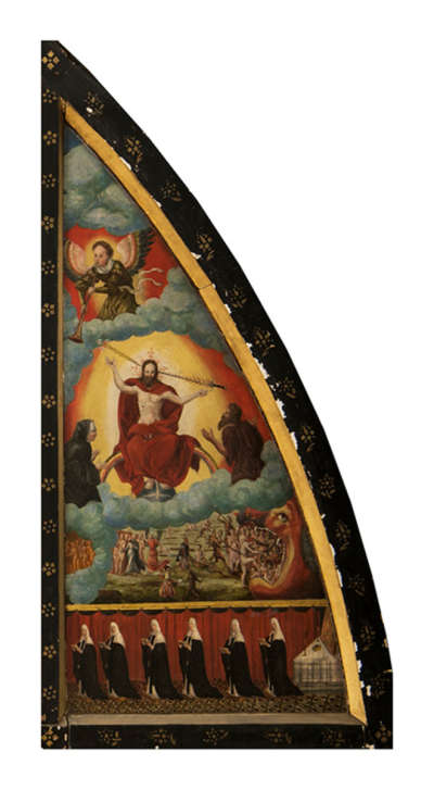 Sieben Schmerzen Mariens: Rechte Tafel mit Jüngstem Gericht