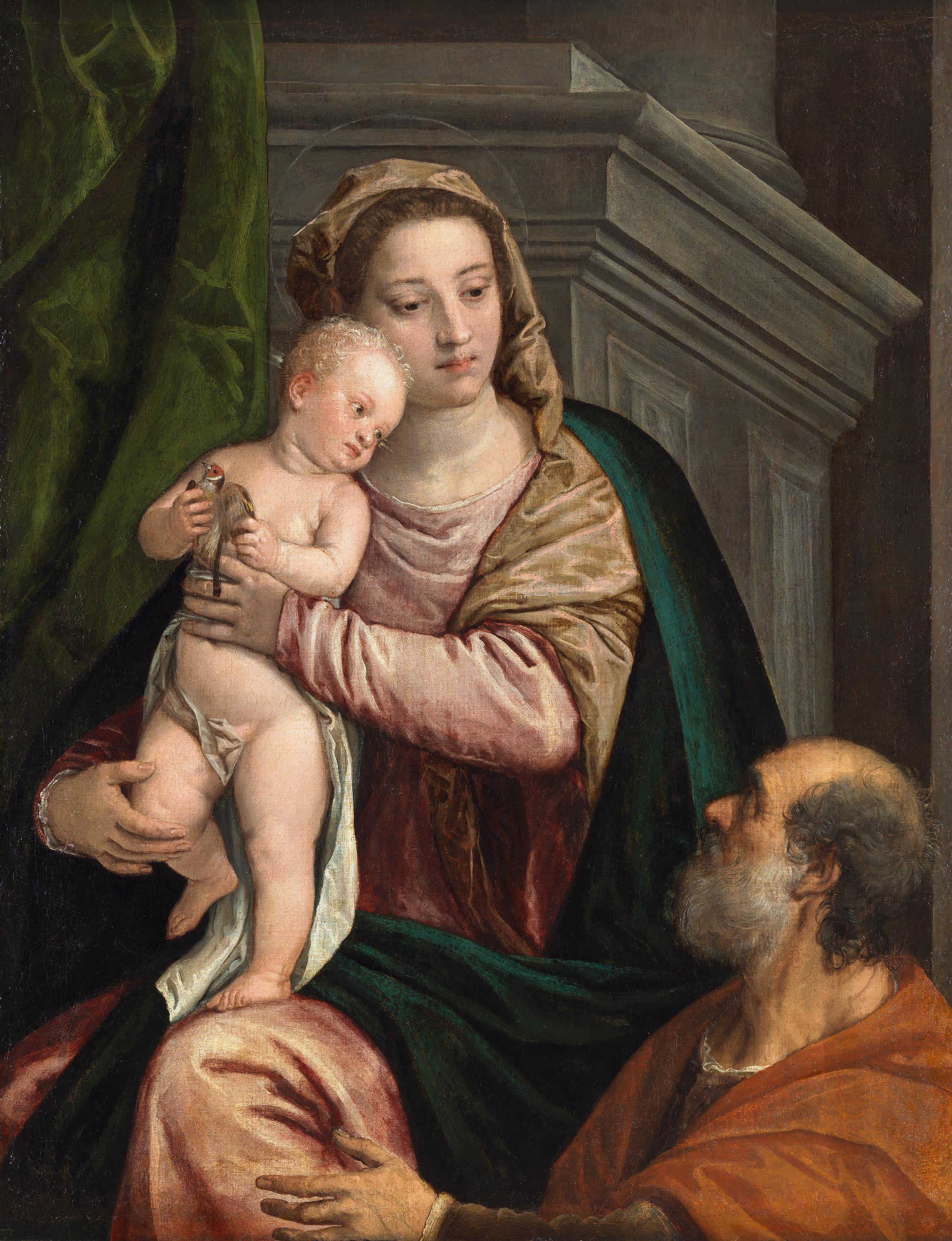 Maria mit Kind und einem Stifter