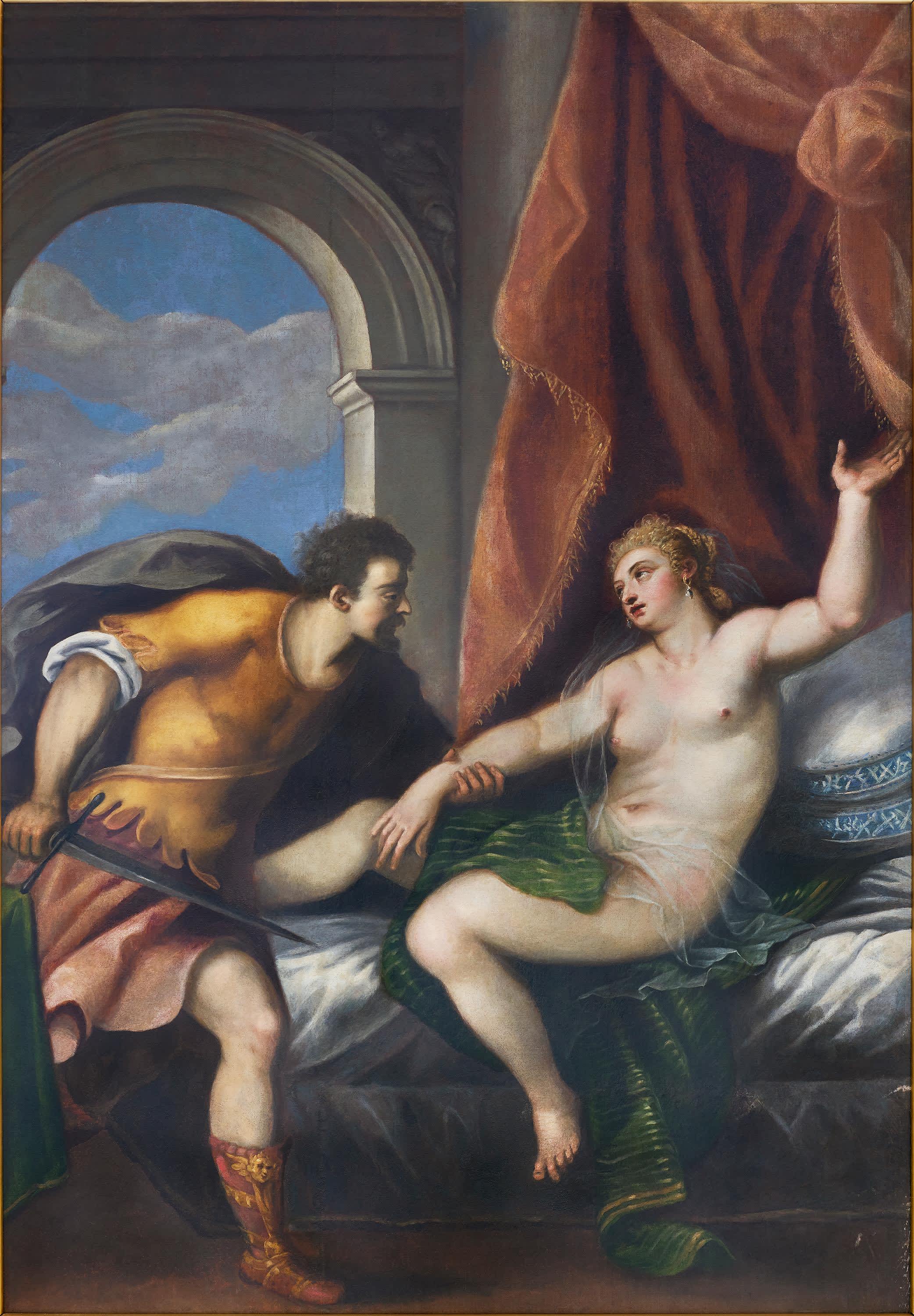 Lucretia und Tarquinus