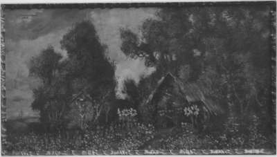 Hütte am Wald