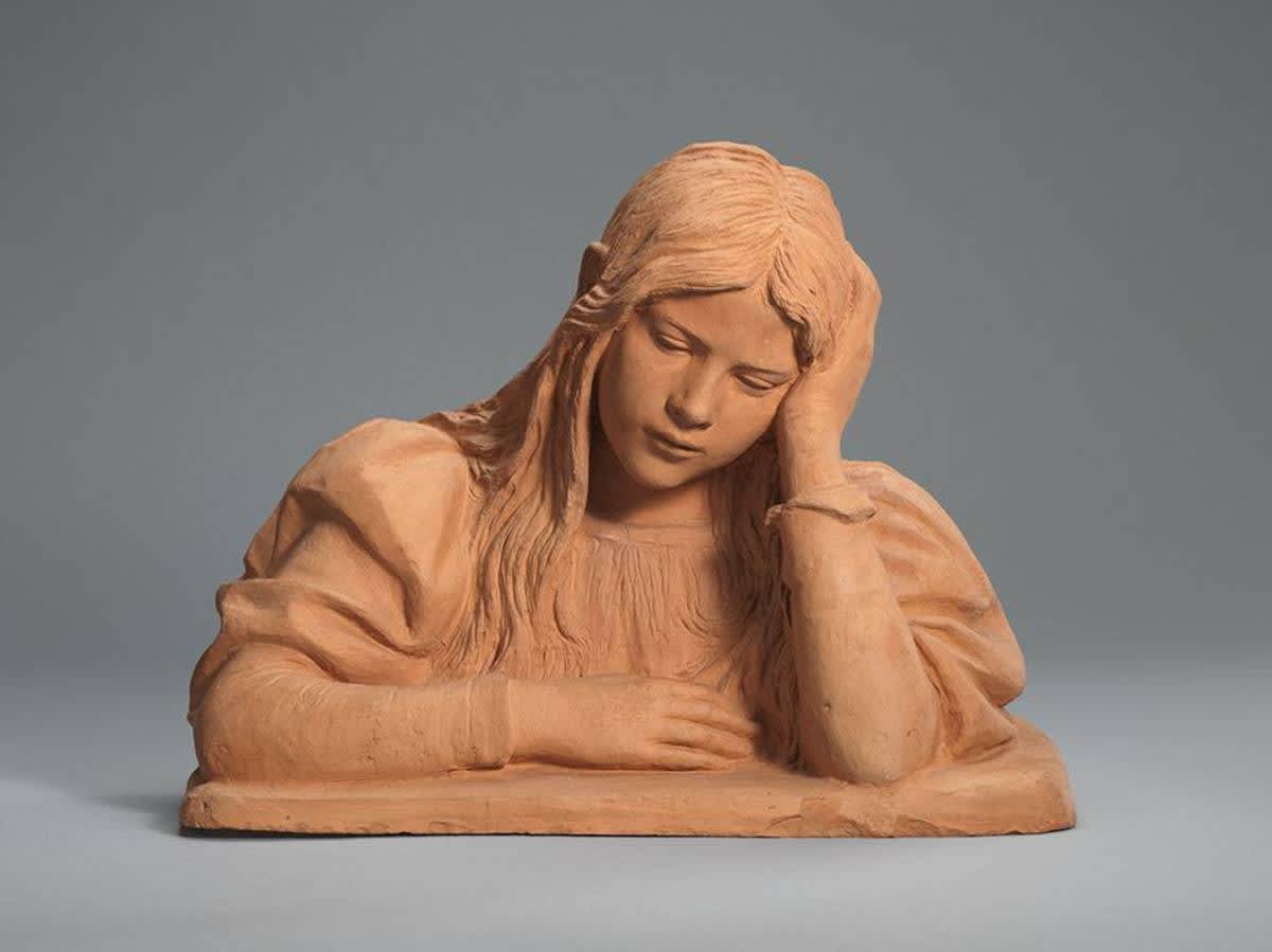 Berta Hildebrand, die Tochter des Künstlers