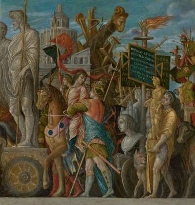 Cäsars Triumphzug I  (Kopie nach Mantegna)