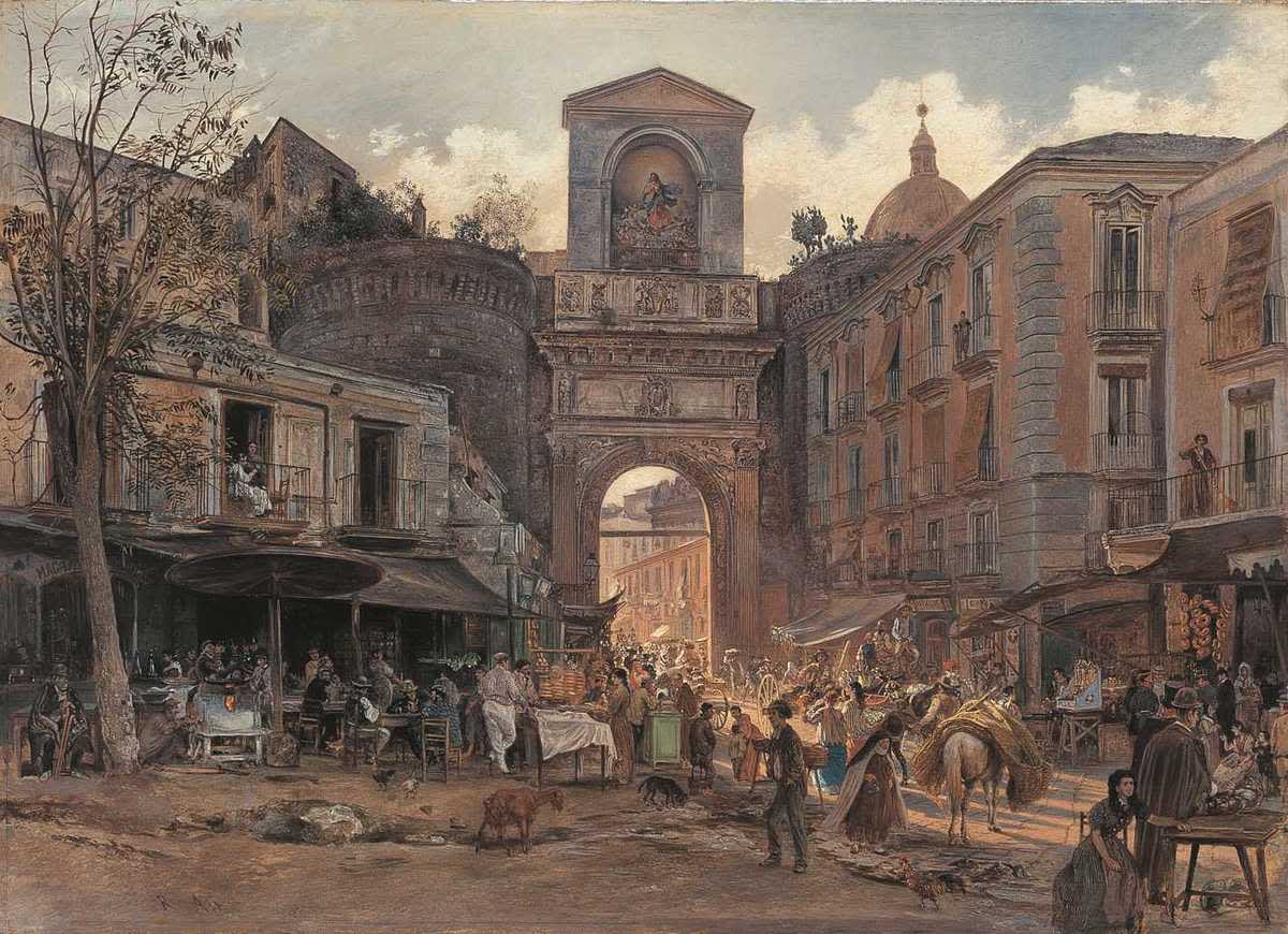 Die Porta Capuana in Neapel
