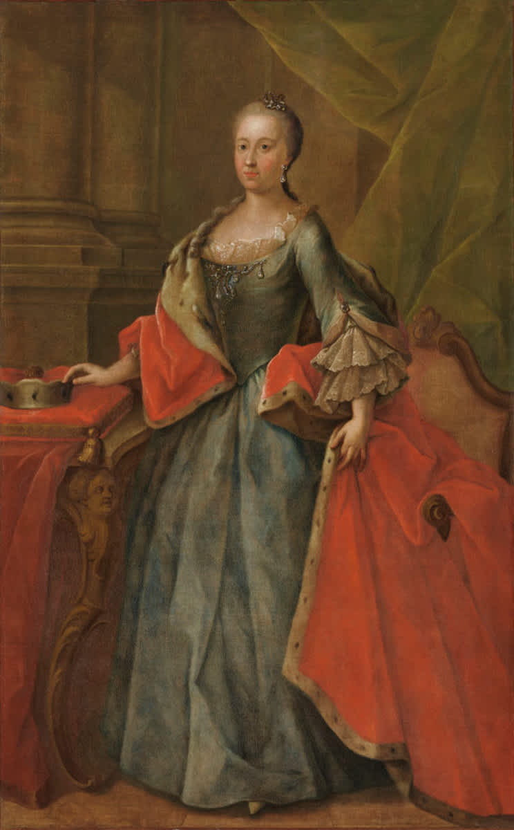Bildnis der Maria Anna von Pfalz-Sulzbach, Gemahlin des Clemens Franz de Paula von Bayern