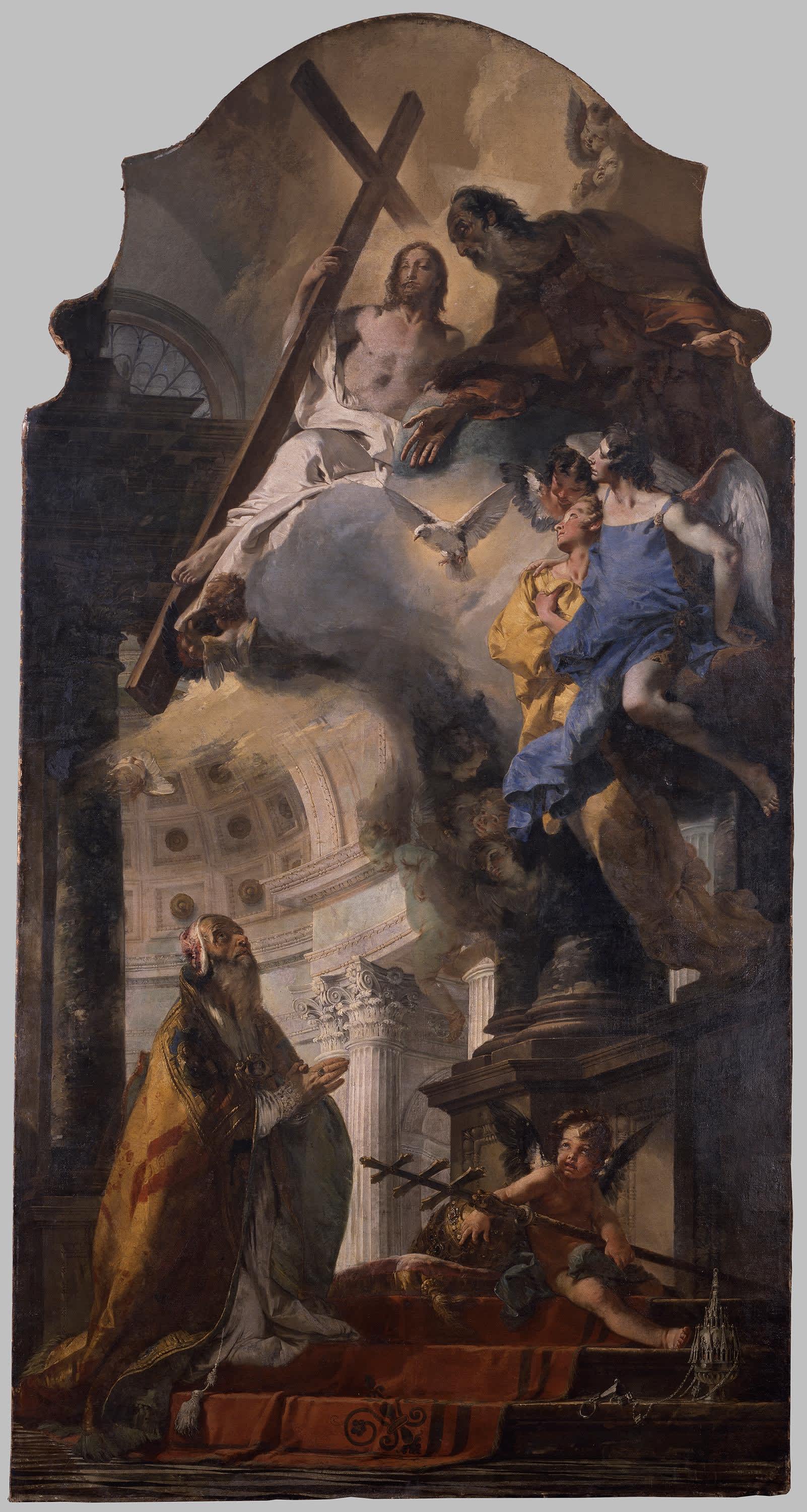 Die Verehrung der Trinität durch den hl. Papst Clemens