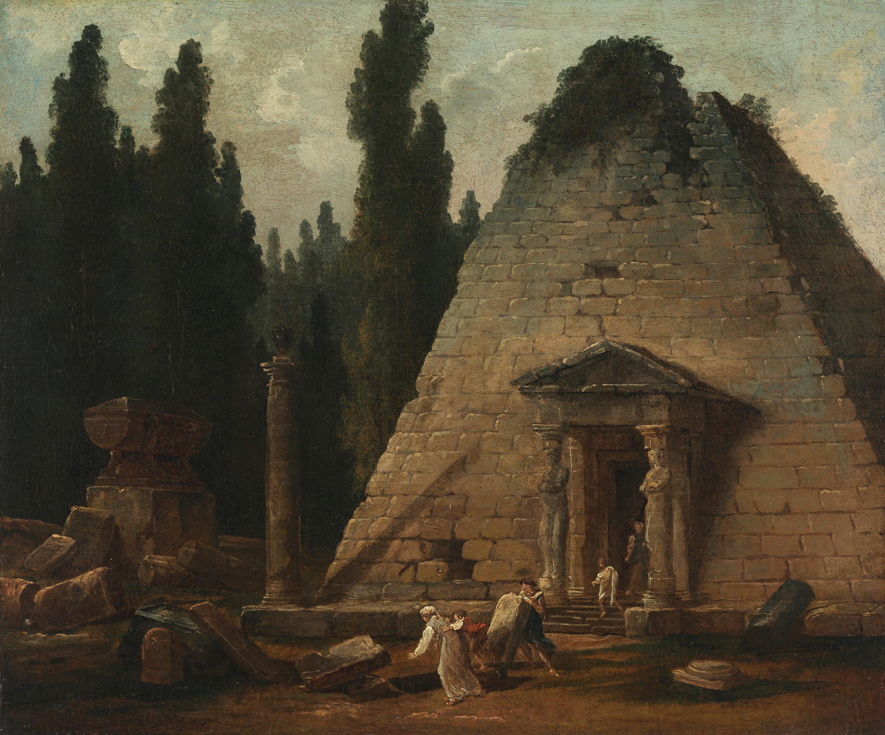 The Pyramid in the Gardens of Mauperthuis