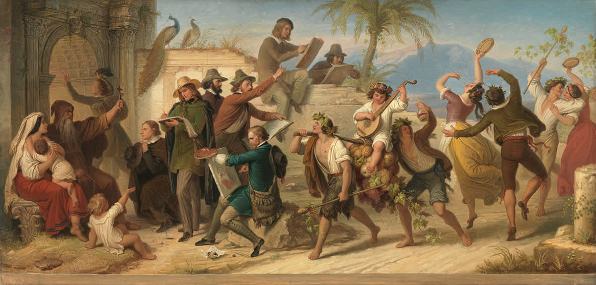 Das Studium der deutschen Künstler neuerer Zeit in Rom