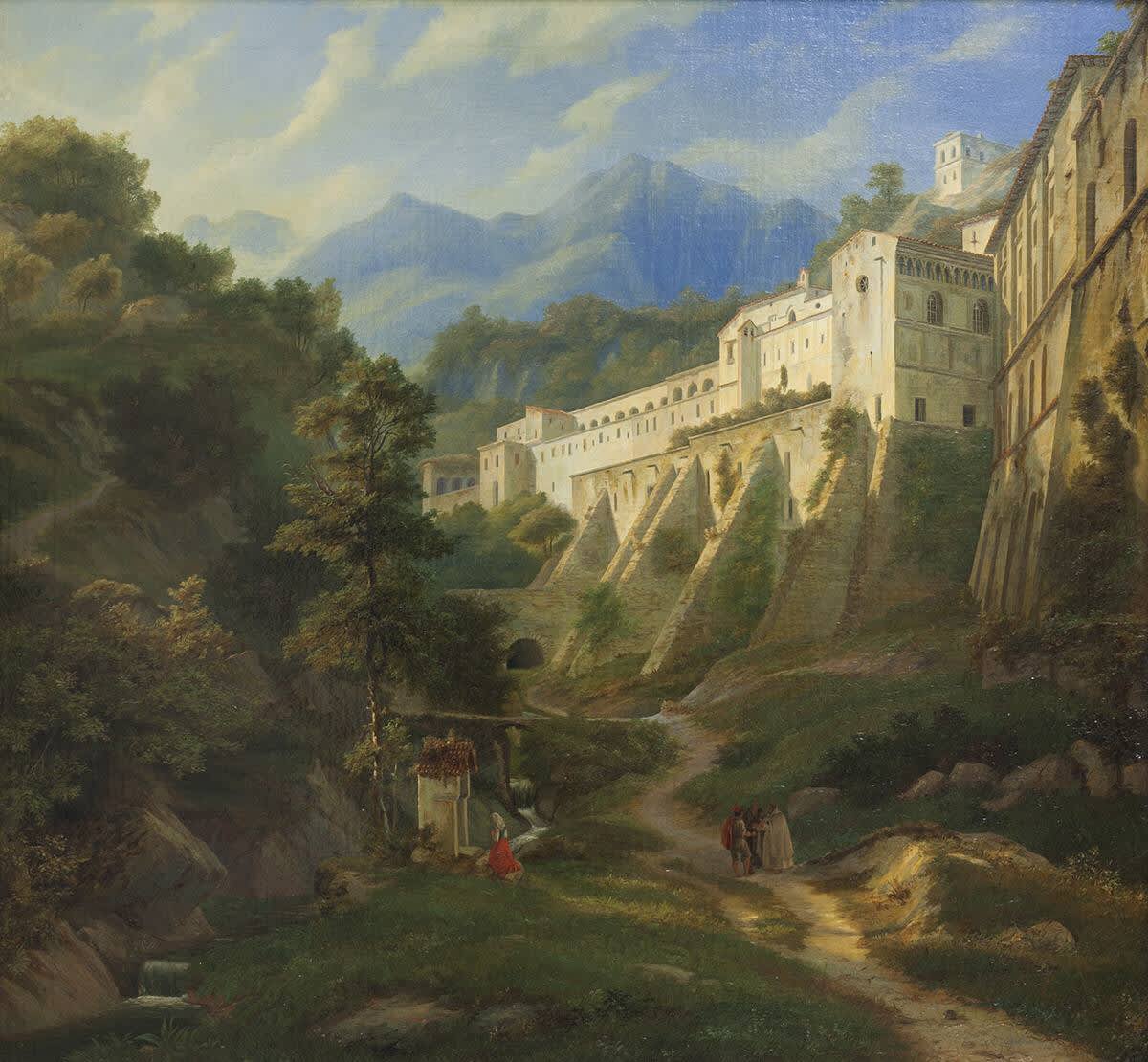 Schlucht unterhalb des Benediktinerklosters SS. Trinità bei Cava dei Tirreni