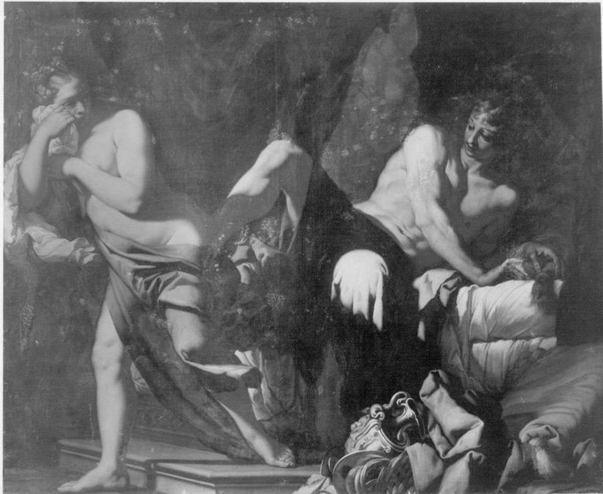 Amnon misshandelt seine Schwester Thamar