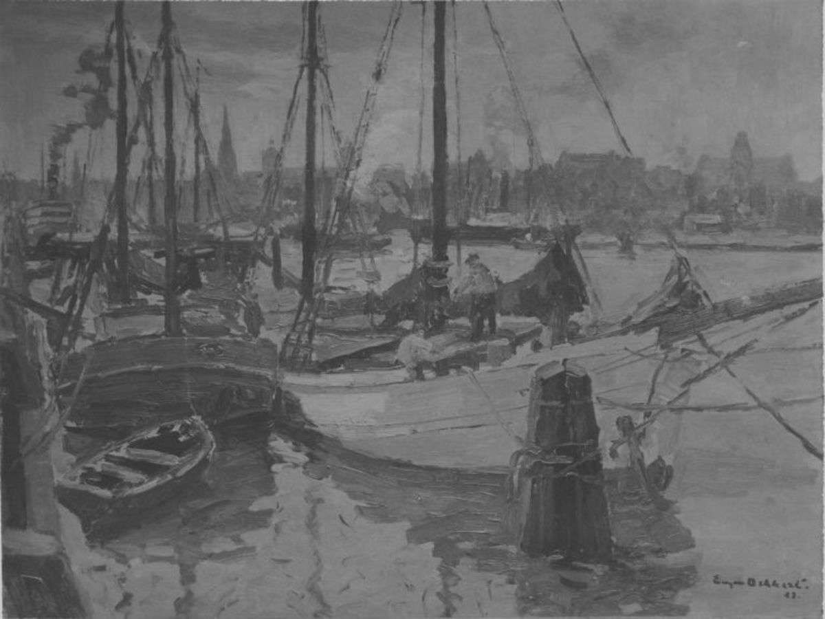 Segler im Stettiner Hafen