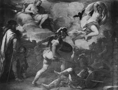 Zweikampf des Turnus und Aeneas