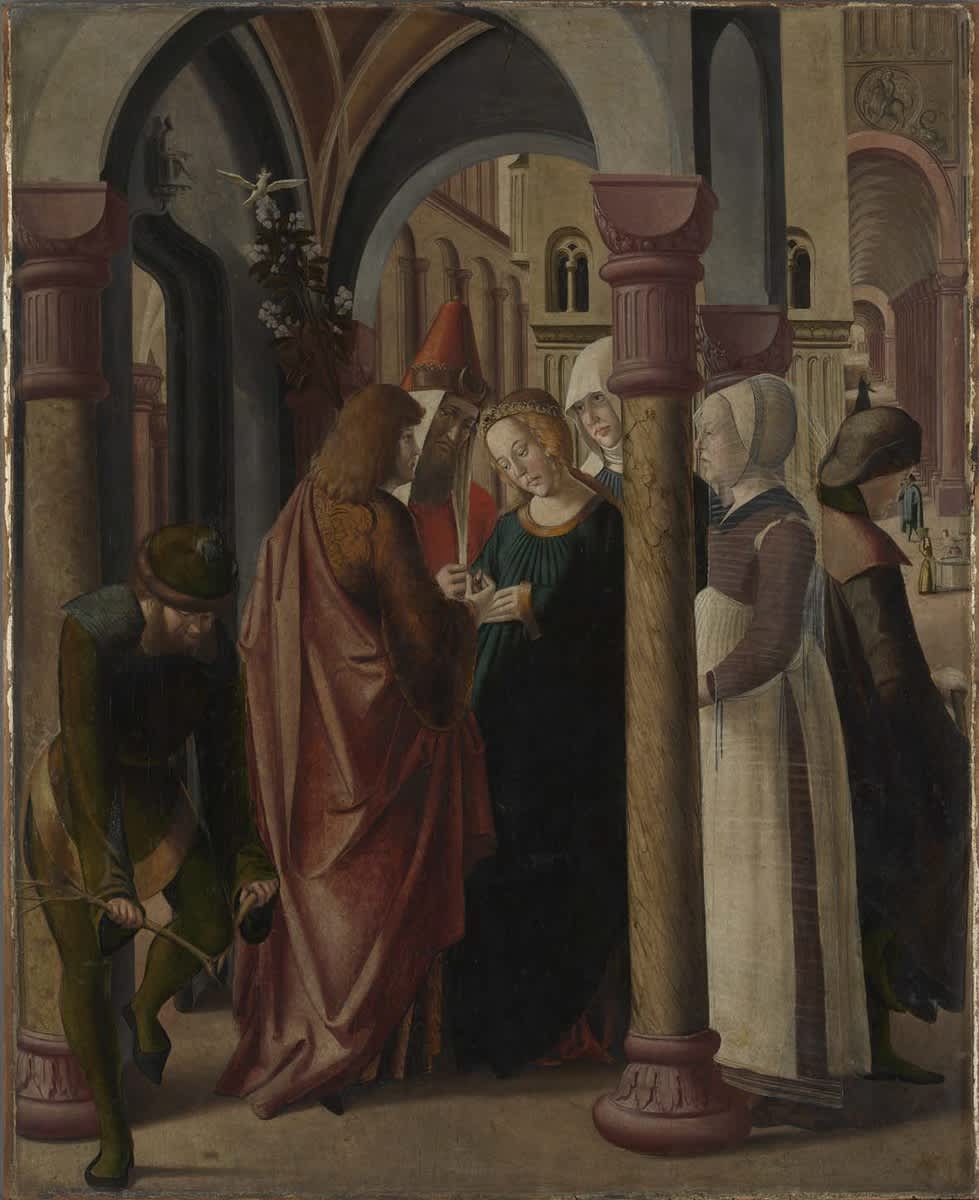 Marienaltar: Vermählung Mariae