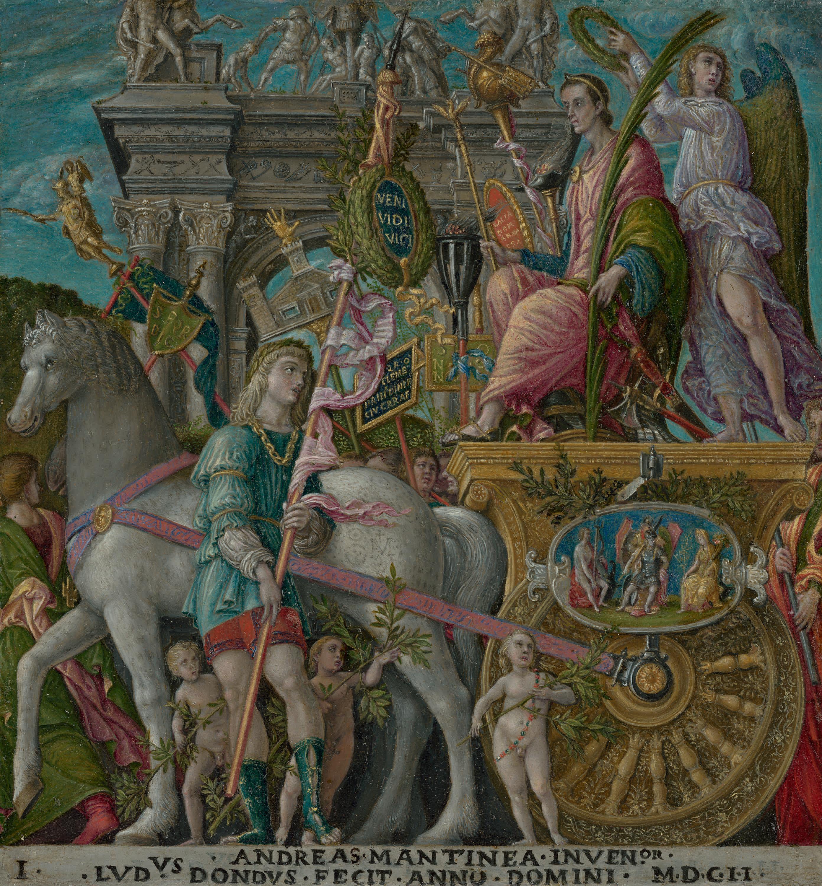 Cäsars Triumphzug (nach Mantegna, Bild IX)