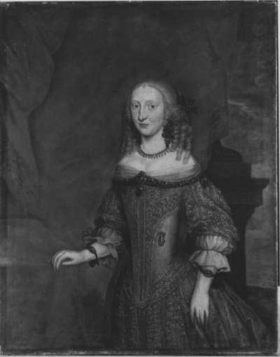 Bildnis der Landgräfin Elisabeth Amalie von Hessen, Gemahlin des Kurfürsten Philipp Wilhelm von Pfalz-Neuburg (1635-1709)