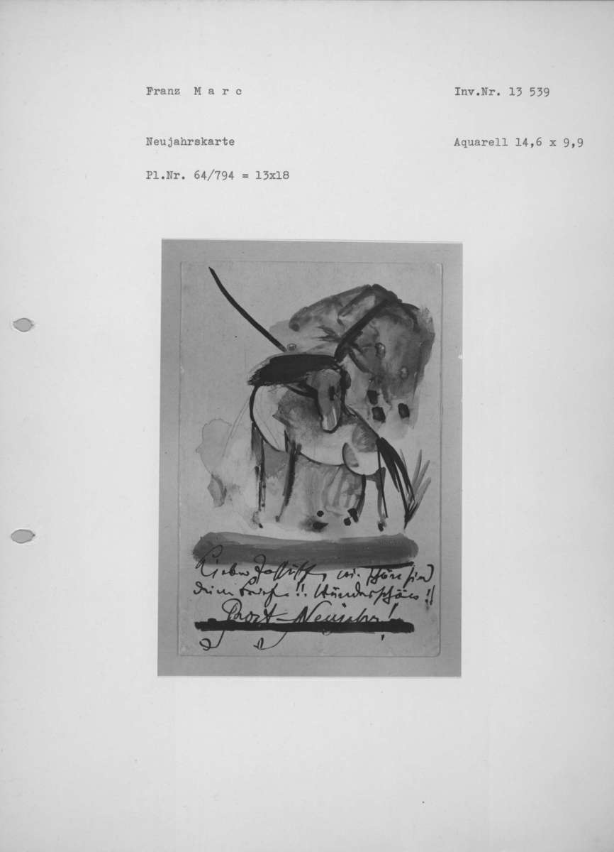 Neujahrskarte