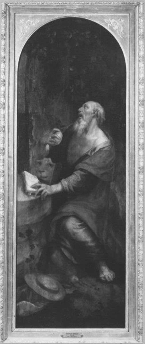 Marienaltar: Der hl. Hieronymus
Rückseite: Engel der Verkündigung