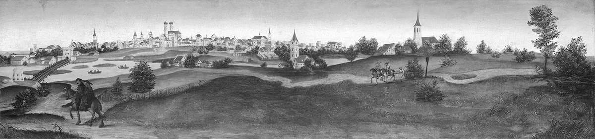 Ansicht der Stadt München