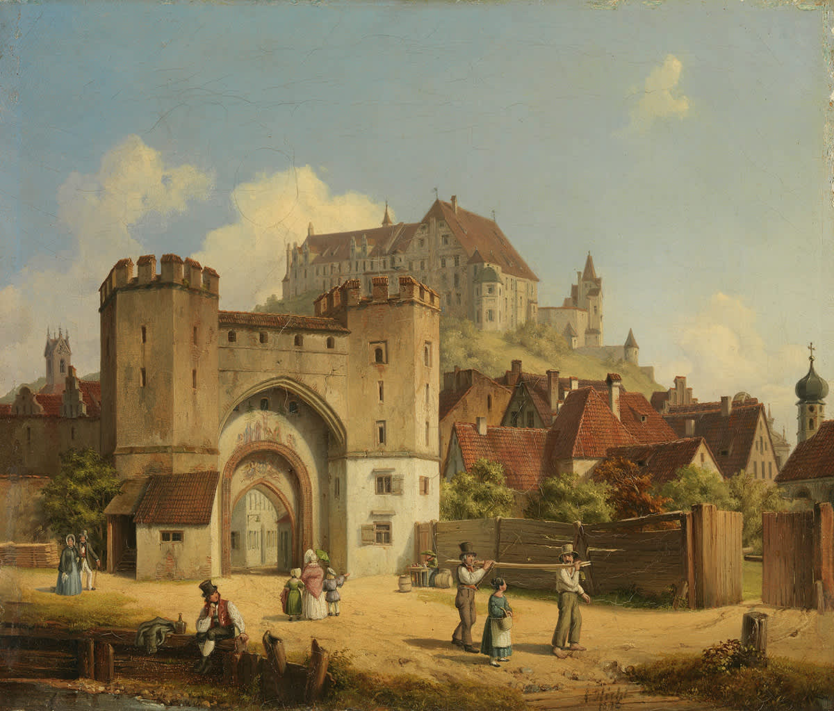 Das Ländtor in Landshut