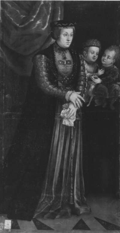 Anna, Tochter des Ladislaus III. von Schweden und Polen und zwei Prinzen