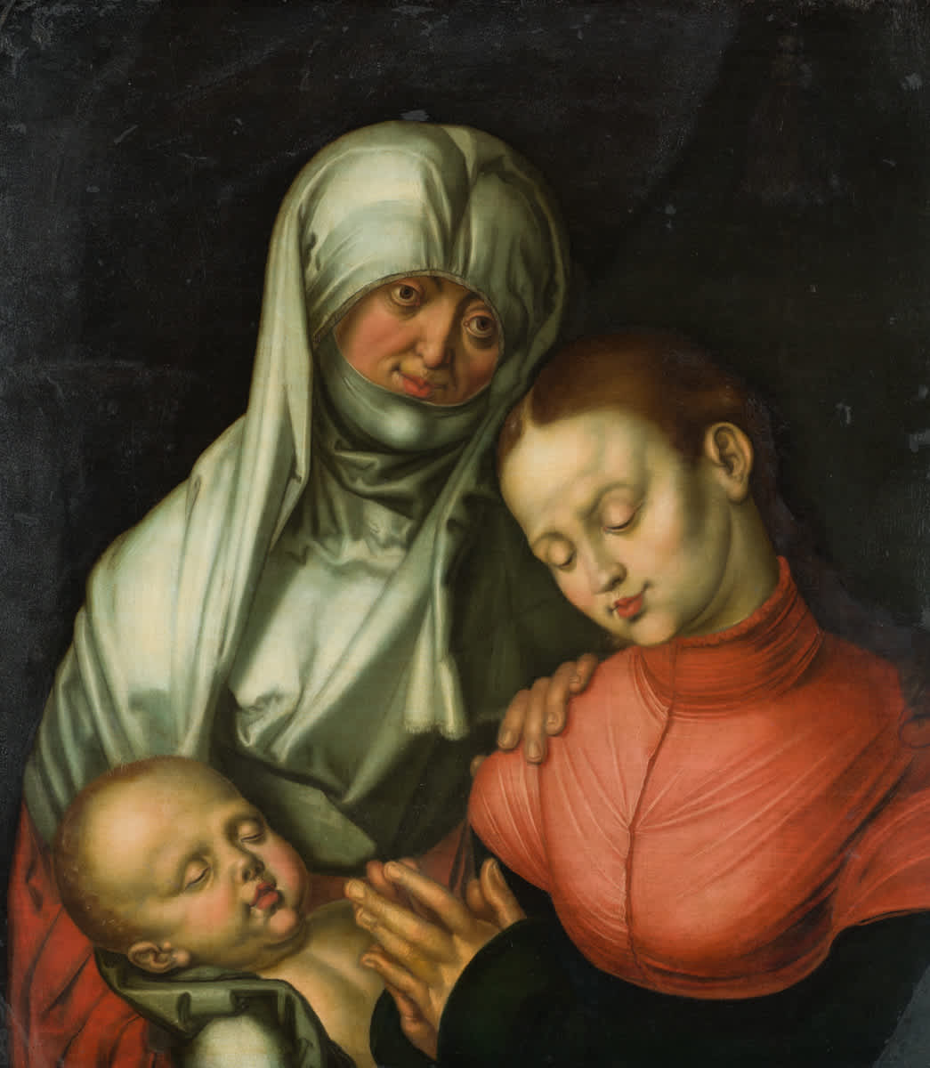 Anna selbdritt (Kopie nach dem Original in New York, ehemals München)