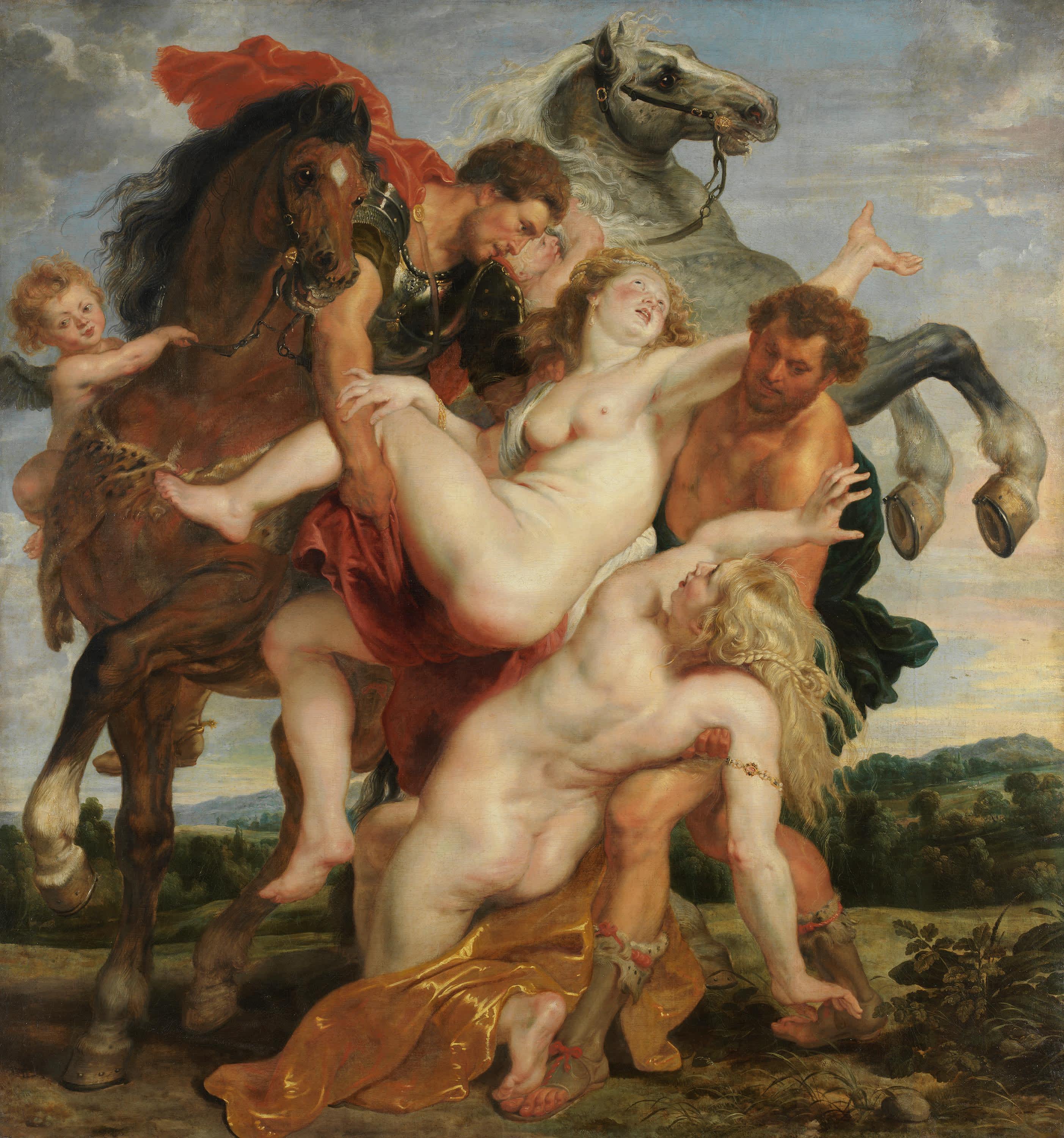 Raub der Töchter des Leukippos