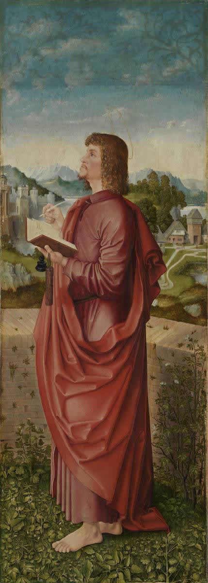 "Universitätsaltar": Hl. Johannes Ev.
Rückseite: Hl. Margaretha