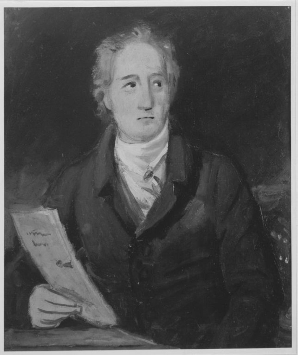 Johann Wolfgang von Goethe (Ölskizze)