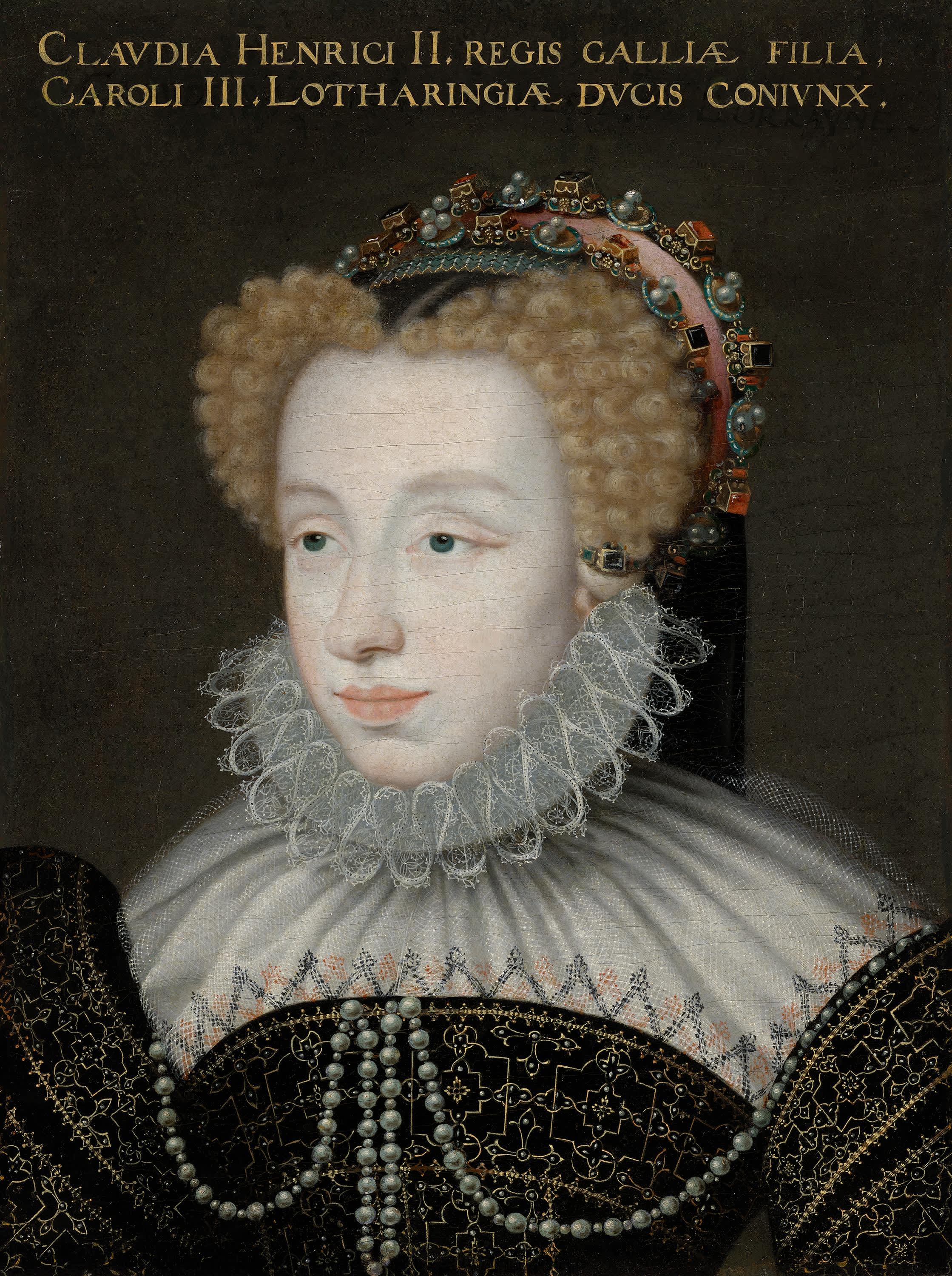 Herzogin Claudia, Tochter Heinrichs II. von Frankreich
