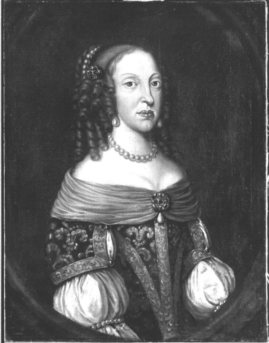 Bildnis der Landgräfin Anna Sophie von Hessen-Darmstadt, spätere Fürstäbtissin von Quedlinburg (1638-1683) (?)