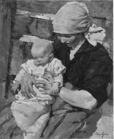 Mutter und Kind (In der Sonne)