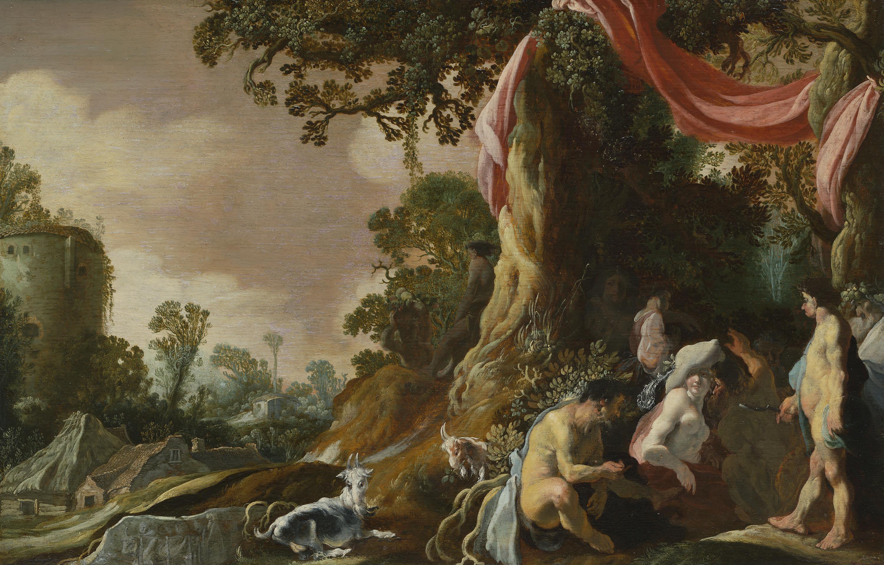 Bukolische Szene (Schäferszene)