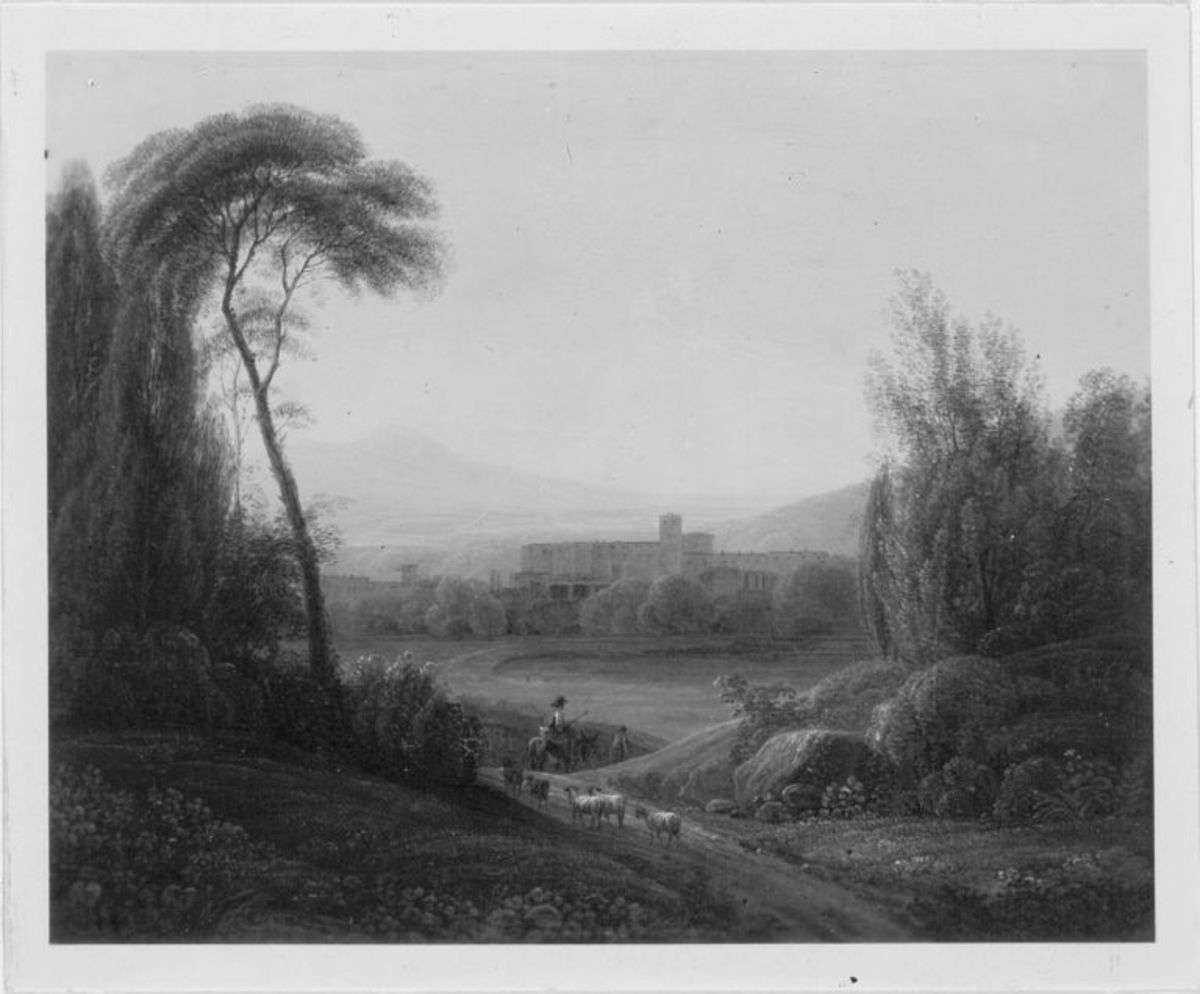 Kloster in südlicher Landschaft