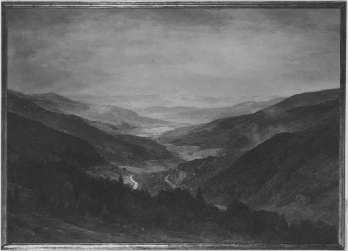 Herbstlandschaft nach dem Regen