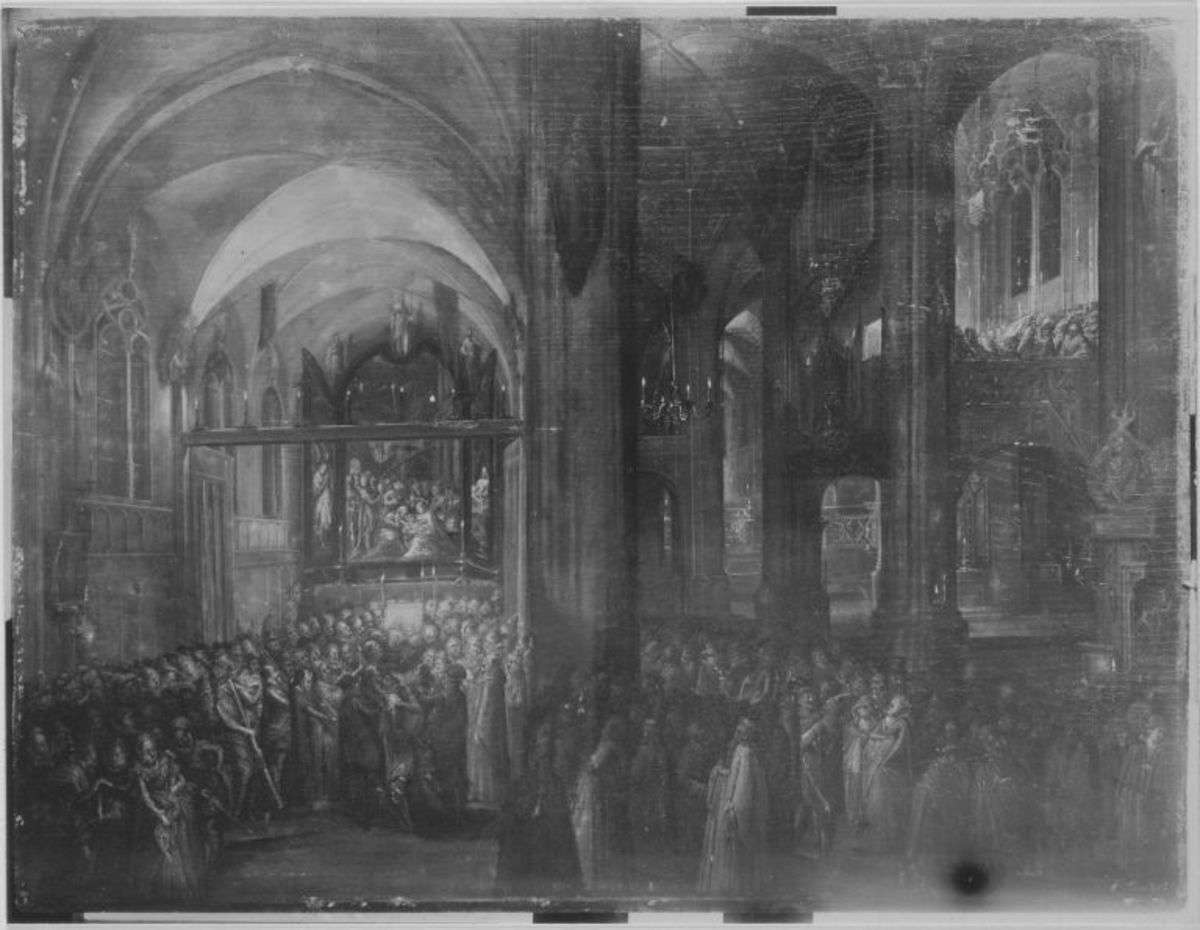 Konzert in einer nächtlichen Kirche