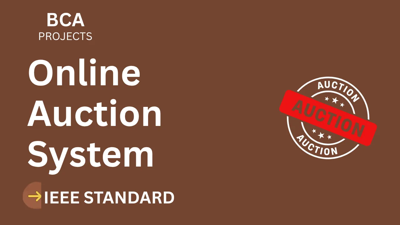 Download BCA Final Year Online Auction System Project Report (IEEE) thumbnail