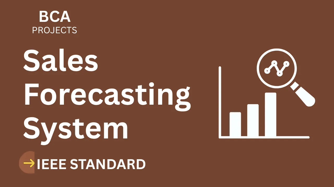 Ace Your BCA Final Year: Sales Forecasting IEEE Project Report + Code thumbnail