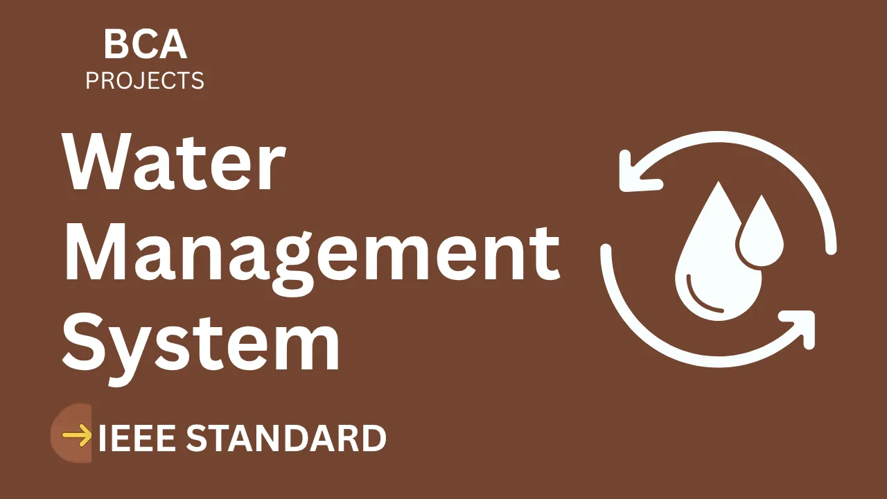 Score High with Water Management System BCA Project (IEEE Format) thumbnail