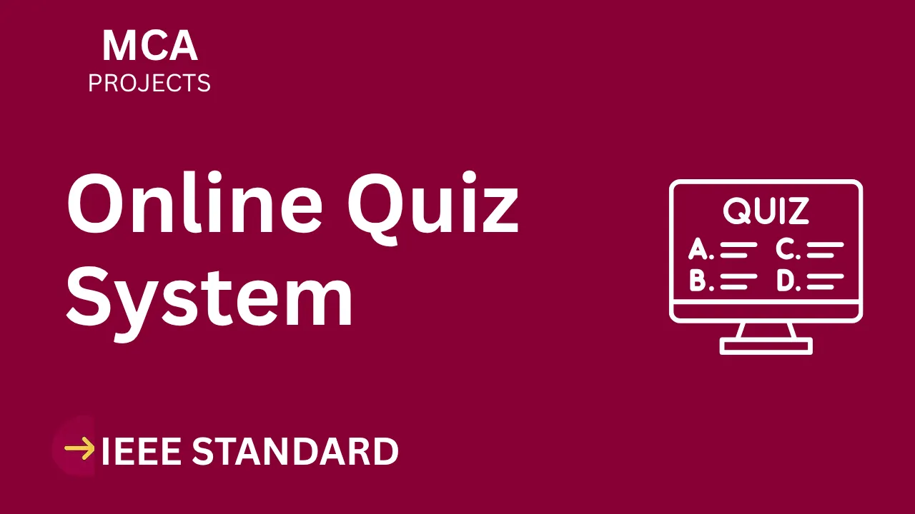 Online Quiz System – MCA Project Report with IEEE Standard Format thumbnail