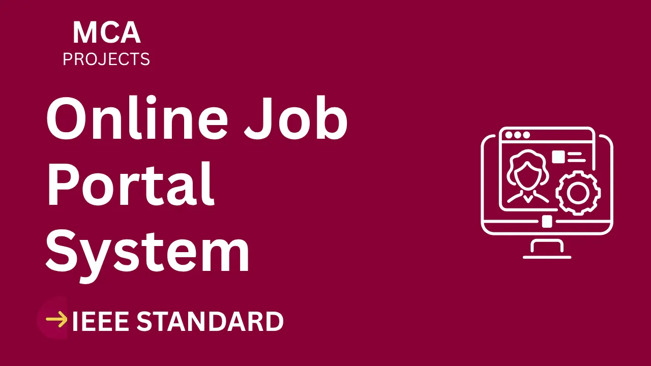 Secure Full Marks: Online Job Portal MCA Project Report (IEEE) thumbnail