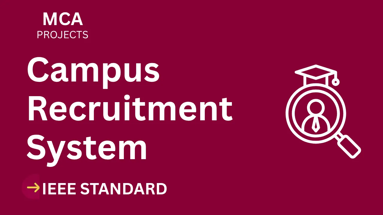 Campus Recruitment MCA Project Report IEEE Format – Instant A+ thumbnail