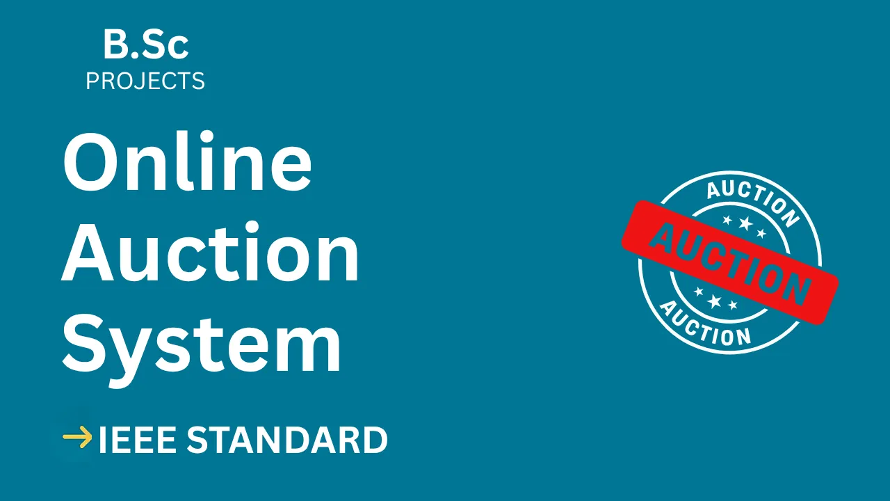 Download Online Auction System BSc Project Report + IEEE Format thumbnail