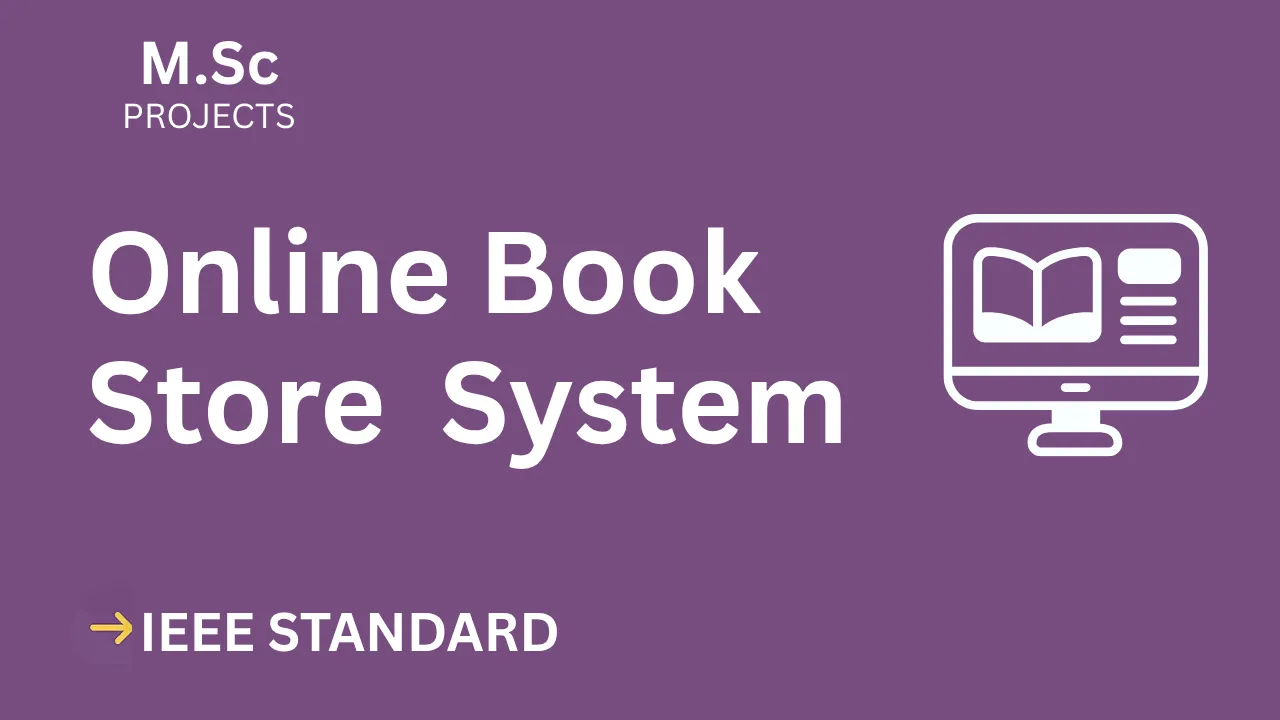 Online Book Store – M.Sc Project Report with IEEE Standard Format — cover image