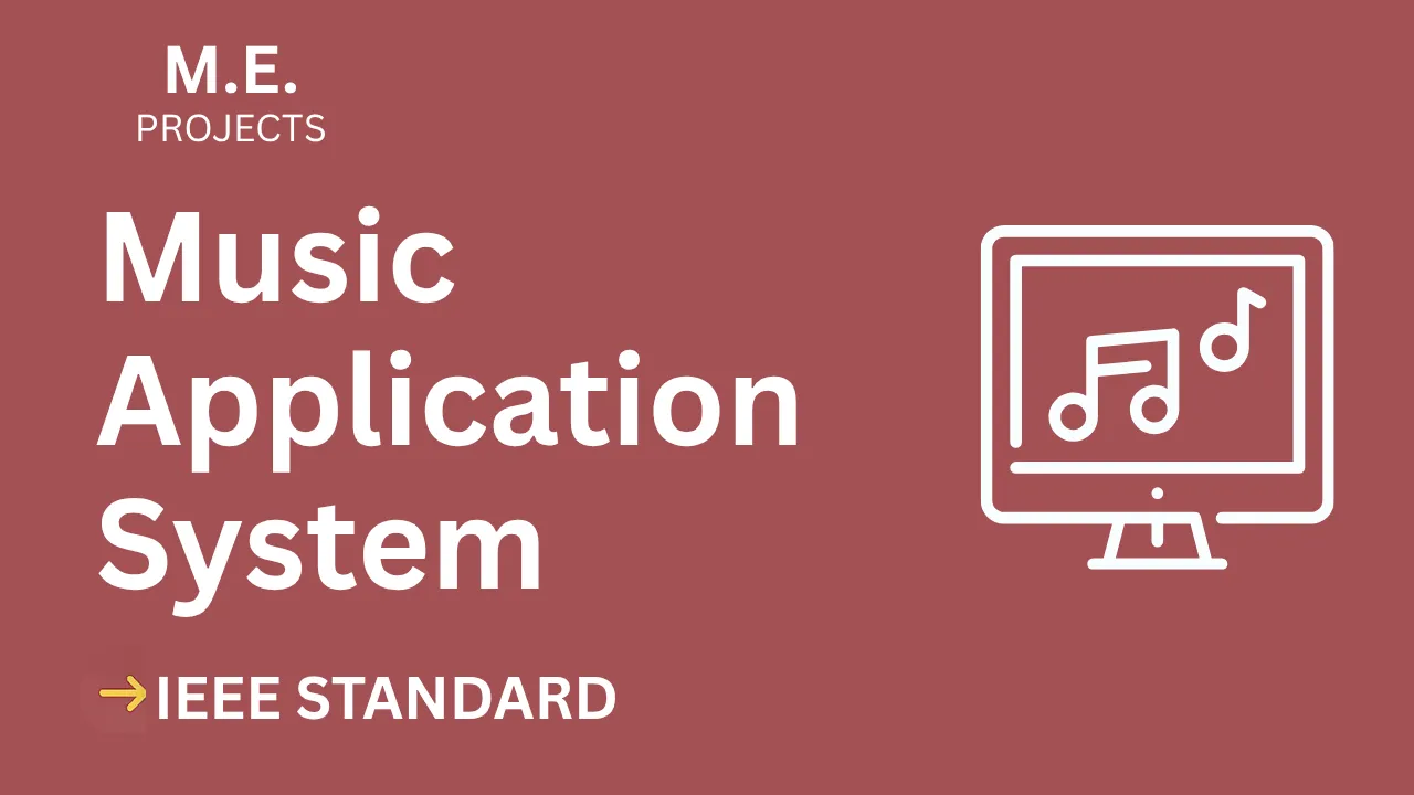 Music Application – ME Project Report with IEEE Standard Format thumbnail