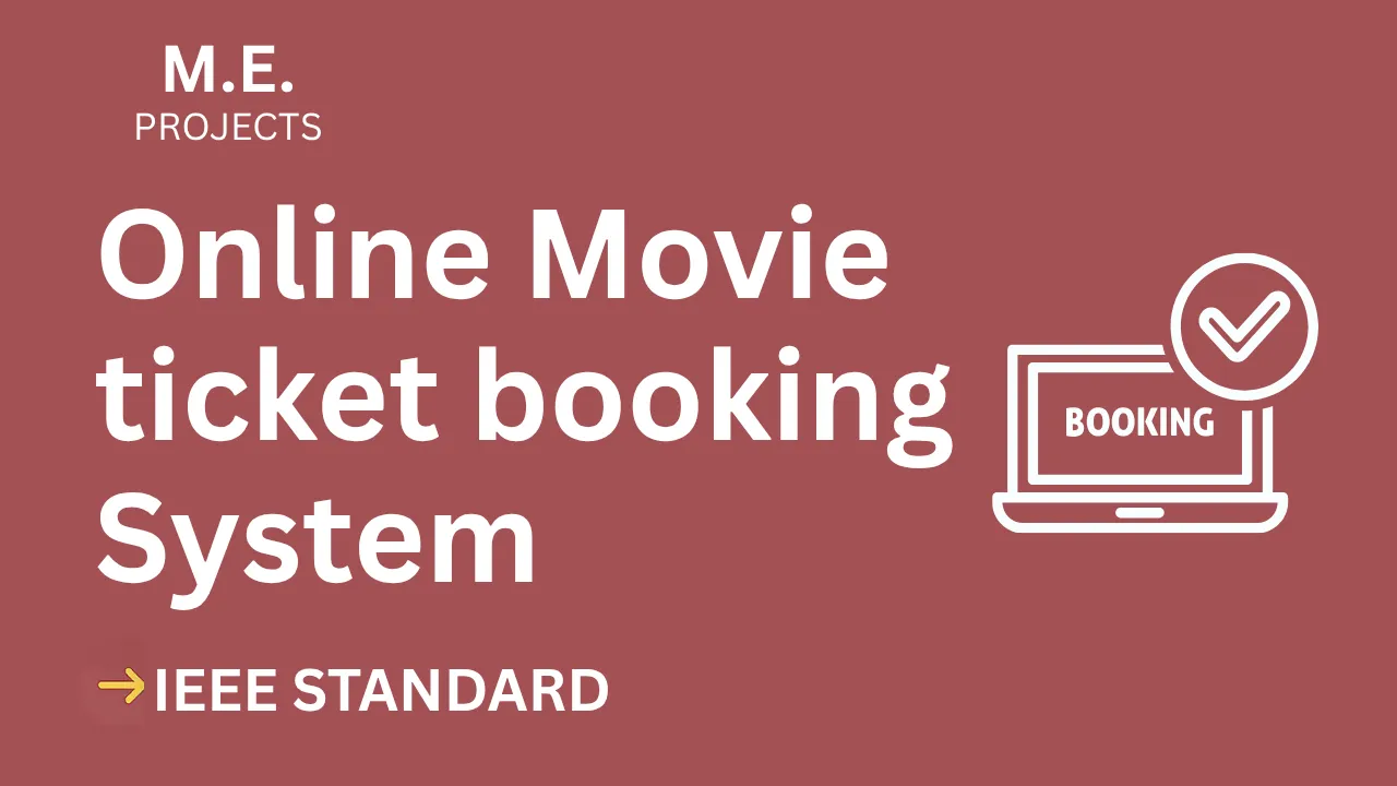 Secure Top Marks: Online Movie Ticket Booking ME Project Report (IEEE) thumbnail