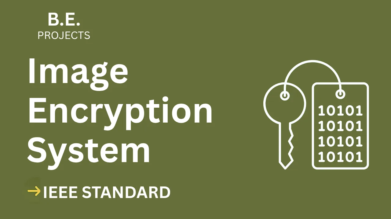 Download BE Image Encryption Project Report (IEEE) + Source Code — cover image