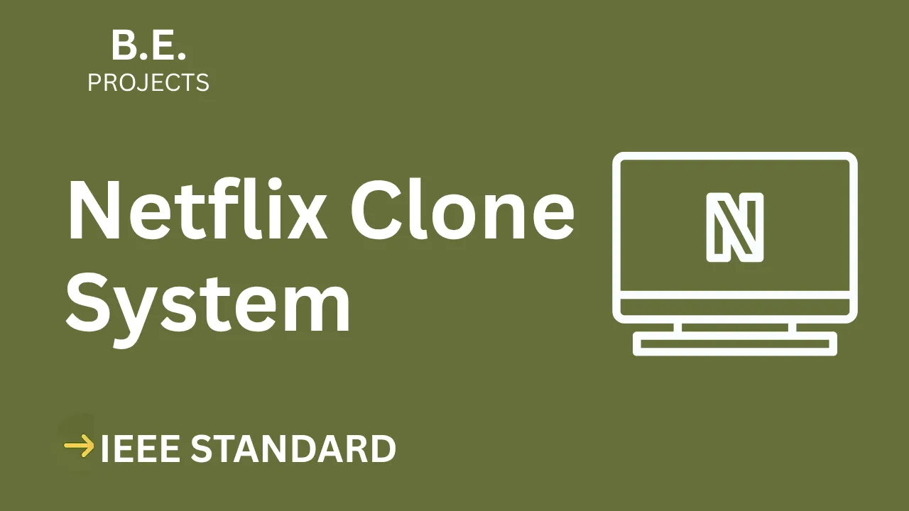Netflix Clone BE Project Report (IEEE) + Source Code Download thumbnail